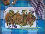 Spring Onion Paratha / Spring Onion Cheese Paratha / Cheesy Spring Onion Paratha