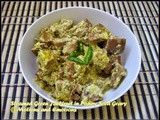 Steamed Green Jackfruit in Poppy Seed Gravy / Bhapa Enchor Posto