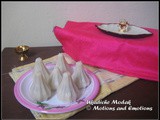 Steamed Modak Recipe / Ukadiche Modak / Thengai Poorna Kozhukattai