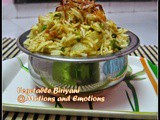 Vegetable Biriyani / Veg Biriyani