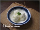 Yogurt Lime Sorbet