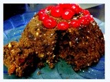 Eggless Chocolate and Dry fruits Cake  in Microwave Oven