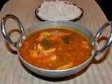 Stuffed Mirchi  Bajji Tanjy Stew/ Mirchi Bajji Pulusu