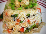Vegetable Fried Rice With Tofu