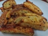 Garlicky Potato Wedges