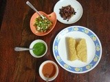 Tacos with vegetable salsa & baked beans