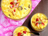 4 Ingredients Fruit Salad with Mango Pulp