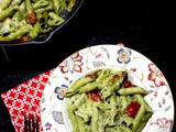 Creamy Pesto Baked Pasta – Baked Pasta with Pesto and Cherry Tomatoes