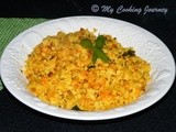 Idli Upma / Upma made with Leftover Idlis