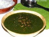 Keerai Milagootal/Molagootal – Spinach cooked with lentils and coconut