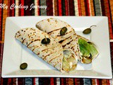 Mediterranean Style Hummus Wrap