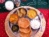 Mini Thaali from Uttar Pradesh – No Onion, No Garlic Thaali