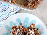 No Bake Peanut Butter Cereal Bar - Peanut Butter chocolate Cereal Bar