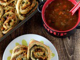 Pull-Apart Potato Stuffed Pinwheels – Potato stuffed Pinwheel Rolls made with Leftover French Fries