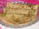 Stuffed Methi Paratha  - Stuffed Fenugreek Leaves Paratha