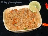 Tawa Pulao - a Popular Mumbai Street Food