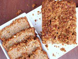 Zucchini Bread with Walnut Crumble Topping – Egg less Zucchini Bread