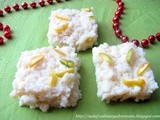 Microwave Kalakand (Indian Milk Fudge/Barfi)