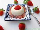 New Year Wishes with Vanilla-Strawberry Panna Cotta