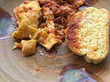 Lasagna & Garlic Bread