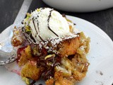 Banana Strawberry Bread Pudding Recipe Video