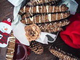 Gingerbread Biscotti With White Chocolate Drizzle | Video Recipe