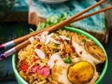 Indian Style Triple Egg Fried Rice | Easy Egg Fried rice | Video Recipe