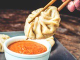 Steamed Veg Momos With Spicy Chili Chutney | Vegetable Dim Sum Recipe | Video