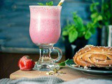 Strawberry Lassi Recipe | Strawberry Yogurt Smoothie Recipe Video