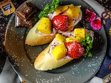 Tropical Bruschetta Recipe | Tropical Bruschetta with Berry Yogurt Cheese