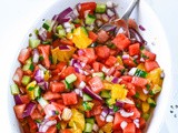 Watermelon Salsa Recipe | Watermelon Orange Salsa Summer Bites