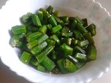 Punjabi Bhindi Masala Recipe – Sautéed Okra with Onions, Tomatoes and Spices