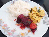 Stir fry beets and carrots paleo recipe – a delicious recipe of beets and carrots stir fried in coconut oil