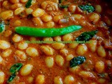 Butterbeans Masala - a Microwave Recipe