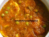 Egg Greenpeas Masala