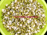 How to Sprout Green Mung  Beans