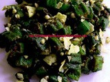 Ladiesfinger Papad Fry(a Microwave Recipe)