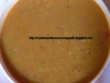 Lentil Soup (Dal  or Paruppu Soup)