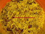 Mushroom-Onion Pulav