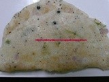 Onion Oats Dosa