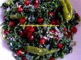 Pomegranate-Greens Salad - (a Microwave Recipe)