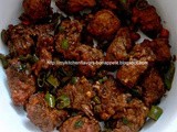 Soya Chunks(Mealmaker) Manchurian