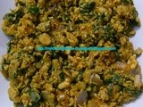 Spinach Egg Bhurji