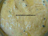 Thick Uraddal Chutney - a Microwave Recipe