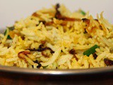 Aloo and Spring onion rice