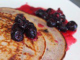 Frozen Berries Pan Cake