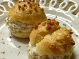 Almond Nibs Choux Puff...酥脆杏仁泡夫