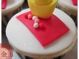 Cny fondant cupcakes...新年小蛋糕