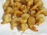 Deep fried fresh abalone mushroom....炸鲜鲍鱼菇