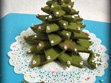 Green Tea shortbread Christmas Tree..绿茶圣诞树奇曲饼干